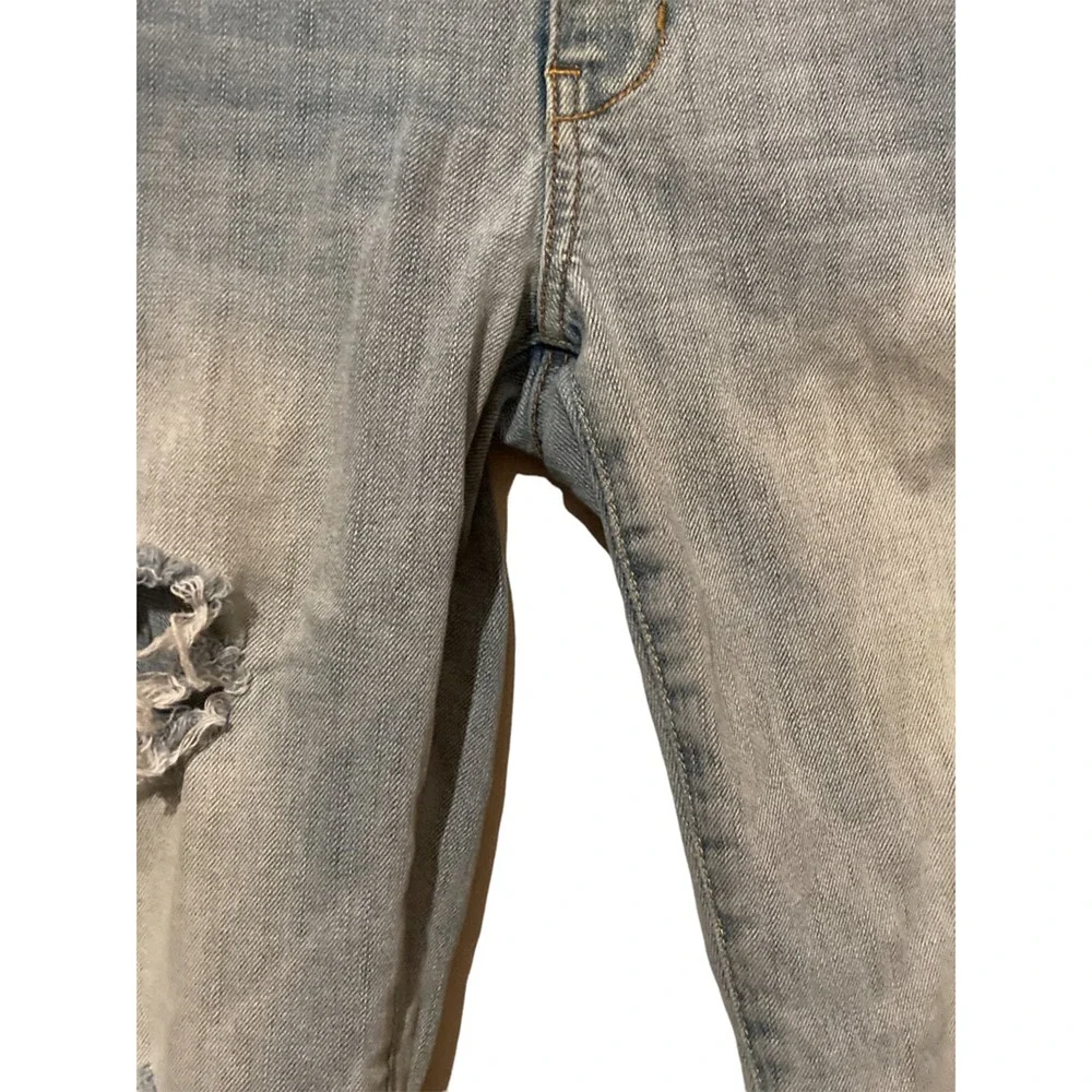 American Eagle Outfitters Womens‎ Size 6 Distressed Jeans Blue Stretch Denim